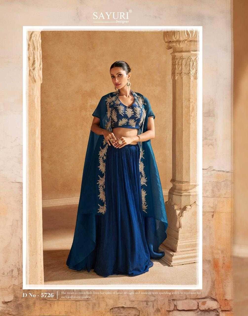 Chinon Silk Designer Silk Dresses Handwork Suit - MYLUXURY LANE ENTERPRISE